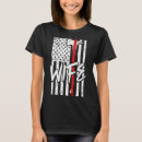 Search for firefighter womens tshirts Red