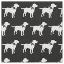Search for black lab fabric Silhouette