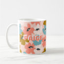 Recherche de motif fleurs tasses Monogramme
