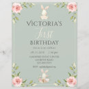 Recherche de premier anniversaire mignon Typographie