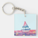 Search for watercolor keychains Illustration