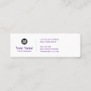 Recherche de violette cartes visite Entreprise
