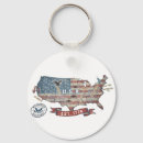 Search for vintage map keychains America