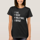 Recherche de eat sleep volleyball tshirts Manger