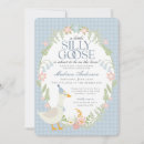 Search for blue gingham baby shower invitations For her