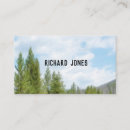 Search for outdoor business cards Pine trees