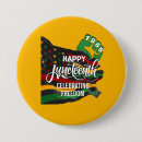 Search for african flag buttons Happy juneteenth