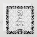 Search for damask birthday invitations Modern