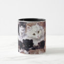 Search for white kitten mugs Illustration