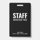 Search for backstage pass Black