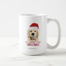 Recherche de chien golden retriever tasses De noël