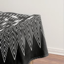 Search for black and white abstract tablecloths Geometric