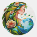 Search for green globe stickers World