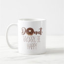 Search for chocolate brown mugs Doughnut