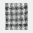 Recherche de pied poule de couvertures plaids Noir et blanc