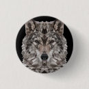 Search for wolf portrait buttons Dog