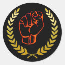 Search for black fist stickers Red