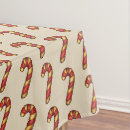 Search for candy cane tablecloths Xmas
