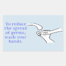Search for germ stickers Wash