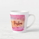 Recherche de pourpre et bleu tasses Pour elle