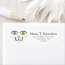 Search for cartoon face return address labels Cute