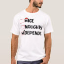 Search for santas naughty or nice list tshirts Merry christmas