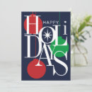 Recherche de business holiday cards Typographie