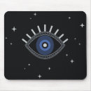 Recherche de oeil bleu tapis souris Noir