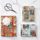Recherche de retro santa papier cadeau Santa claus vintage
