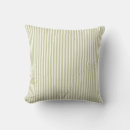 Search for ticking stripe pillows Green