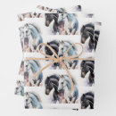 Search for stallion wrapping paper Black horse