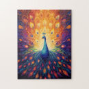 Search for peacock feathers puzzles Beautiful