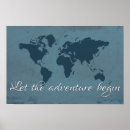 Search for let the adventure begin posters World map