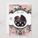 Search for african american baby girl shower invitations Pink