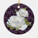 Search for white rose ornaments Elegant