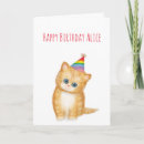 Search for ginger birthday cards Kitten