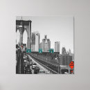 Search for manhattan skyline canvas prints Bridge