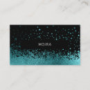 Search for black glitter business cards Hairdresser