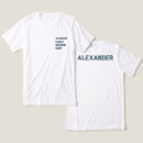 Search for name on back tshirts Green