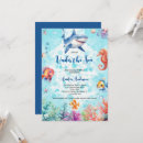 Search for shark baby shower invitations Ocean animals
