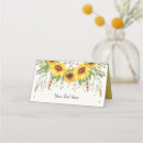 Search for sunflower place cards Boho