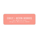 Search for indigo return address labels Minimalist