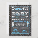 Search for moustache baby shower invitations Black