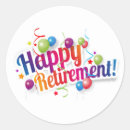 Recherche de retraite heureuse autocollants Félicitations