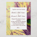 Search for purple peacock wedding invitations Watercolor