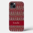 Search for victorian pattern iphone cases Red
