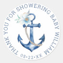 Search for boy baby shower thank you stickers Anchor