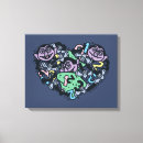 Search for doodling canvas prints Valentine