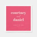 Search for trendy wedding napkins Modern