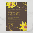 Recherche de feuille tourbillonné invitations Simple
